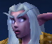 archangelbeth: A white-haired, pink-skinned night elf (Warcraft - Marie)