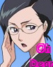 archangelbeth: Bleach's vice-captain Nanao, adjusting her glasses. Captioned: Oh Dear (Oh Dear)