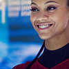 were_duck: smiling Uhura from Star Trek XI (Uhura smiling)