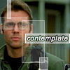jdpfic_mod: Daniel Jackson. Caption 'contemplate.' (contemplate by emerald_dawn)