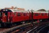 redbird: a New York subway train, the cars sometimes called "redbirds" (redbird train)
