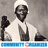redbird: Photo of Sojourner Truth, with "Community organizer" tag (community organizer)