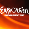 st_aurafina: The Eurovision logo, on a red and black background (Eurovision)