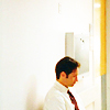 lim: Mulder waiting in a hospital corridor (waiting room)