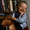 thothmes: Gleeful Baby on Bouncy Horse Riding Toy (BouncyHorse)