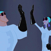 skywalker: (new groove (high five))