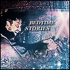 muccamukk: Creedy and Quinn reenacting a lightsaber battle. Text: "Bedtime Stories" (Reign of Fire: Stories)
