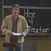 lilyleia78: Wilson in front of chalkboard, captioned hot for teacher (House: Hot for teacher)