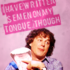 leupagus: No description needed. (QI-Alan's written semen on his tongue)