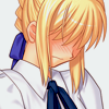 unwieldyfate: dere, blush (Shirou stop embarrassing yourself.)