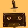 onceamy: A cassette with a hat, as illustrated by Jeremy Natividad. (Cassette-1)