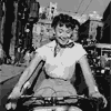 fairwells: Audrey Hepburn animated bike ([celebrities] Audrey Hepburn bike)