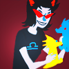 somethinglawful: terezi smushes a couple of scalemates together. (LARP LARP LARP)
