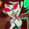 somethinglawful: terezi happily puts a piece of chalk in her mouth (eats chalk recreationally)