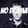 pennyplainknits: Mikey Way's face with the words no drama superimposed across it (no drama)