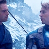 musesfool: Steve and Bucky in the Alps (i'm your gun)