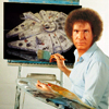 van: han solo as bob ross (star wars han ross)