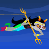 terribubblykoi: (enthused; swimming off)