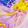 ext_41709: A profile of a naked Usagi with wings and her crescent moon mark on her forehead. She looks very nostalgic. (Default)