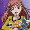 heirtothechair: pink haired birl in star trek uniform with phasor (command-gold)