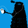 forthwritten: dalek holding an ipod (exterminate inferior music)