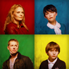 skieswideopen: The icon is divided into four parts. Emma, Mary Margaret, David, and Henry are each in different corners. (Once Upon a Time: Family)