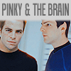 gnomad: Kirk and Spock are really Pinky & the Brain, y/y? (Kirk/Spock- Pinky & the Brain)