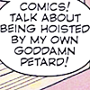 viced: (Text | Comics aren't pretentious Mitch)
