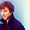 sixish: Sherlock, looking sort of amused (sherlock is amused)