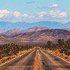 untonuggan: an open road stretches into the distance (open road)