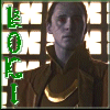 beren_writes: Loki in Jotun form with the word LOKI down the side (Avengers - Loki)