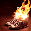 kansouame: (Shoe fire!)