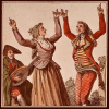 damned_colonial: Catlonian people doing a folk dance waving their hands in the air. (paul gross arms)