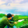 significantowl: colin and bradley looking at a view in wales (merlin:real merlin & arthur)