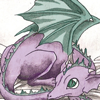 cleo: A purple and green baby dragon from deamon diary (Demon Diary: Baby Dwagon)