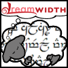 inoru_no_hoshi: A Dreamwidth Dreamsheep with Tengwar (Elvish script) for its fleece. (Tengwar)