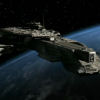 skieswideopen: The Odyssey floating over Earth (SG: Odyssey)