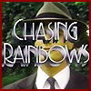 catechism: background is paul gross in a fedora, but you can't tell because of the giant CHASING RAINBOWS in sparkly font. (CHASING RAINBOWS - jake in hat)