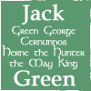jack_inthegreen: a list of Jack's names. he's got a lot for a nameless dude. (names)