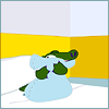 elf: Twitchy alligator from Die Anstalt (Twitchy)