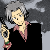 somanyfeelings: Gokudera holding a pistol (Bang bang baby shot me down)