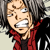somanyfeelings: Gokudera lookin' ready to stab someone (BITCH I WILL CUT YOU)