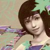jubesy: Yuffie from FFVII with the kanji for Ninja (yuffie_ninja)