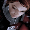 n7shepard_spectre: Shepard looking down, close up (Quiet moments of reflection)