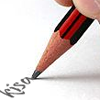 kisahawklin: Sharpened pencil writing 'kisa' (writing)