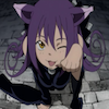 terajk: Blair in humanish form, swiping a hand like a paw. (blair-chan: nya!)