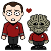 pantswarrior: Scotty looks dismayed that people are shipping him with Keenser. (scotty/keenser)