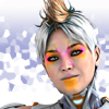 nothingtoregret: Spiky-haired AI woman with a painted face. (AI Girl)