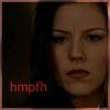 katarik: THE PRETENDER: Miss Parker looking sulky and irritated, text hmpfh (*sulk*)