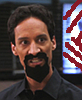 sinensis: Abed in his evil goatee, baring his teeth. (evil!abed)